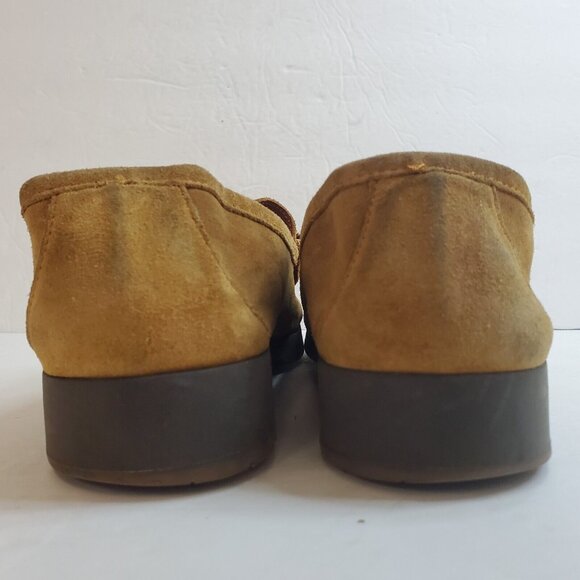 Donald Pliner Mens Lelio Bit Loafers Size 11 Brown Leather Slip On Almond Toe - Picture 3 of 13